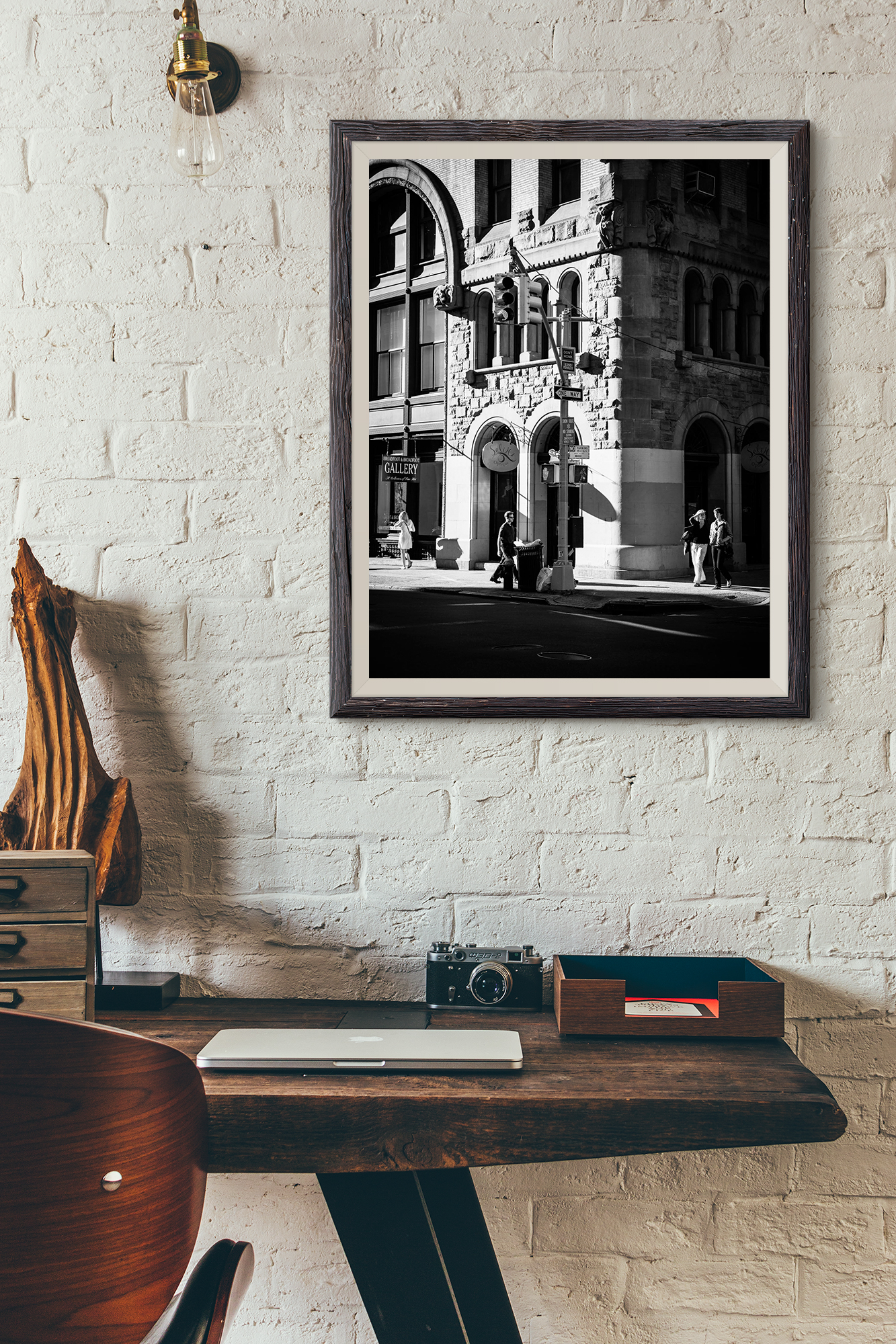 Tirage Photo Noir et Blanc New-York Soho
