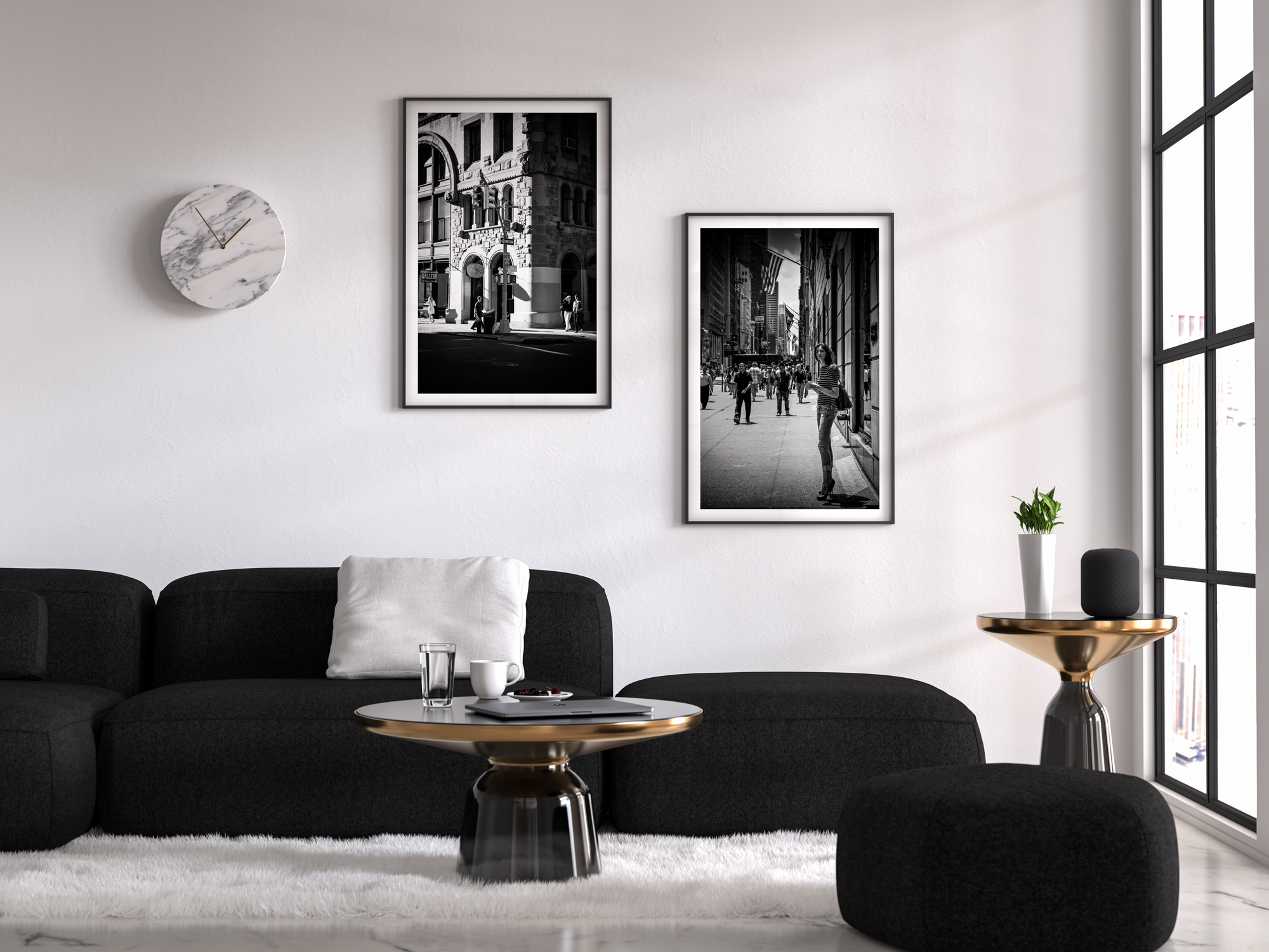 Tirage Photo Noir et Blanc New-York Soho