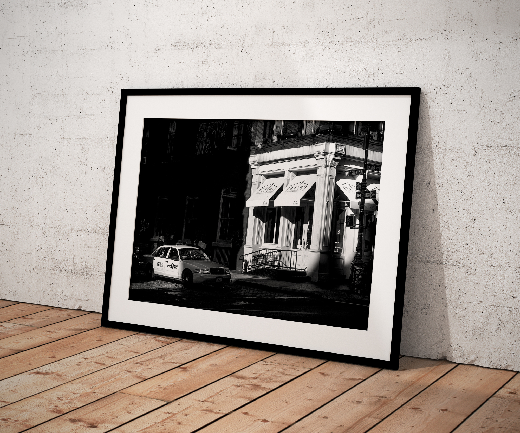 Tirage Photo Noir et Blanc New-York Soho