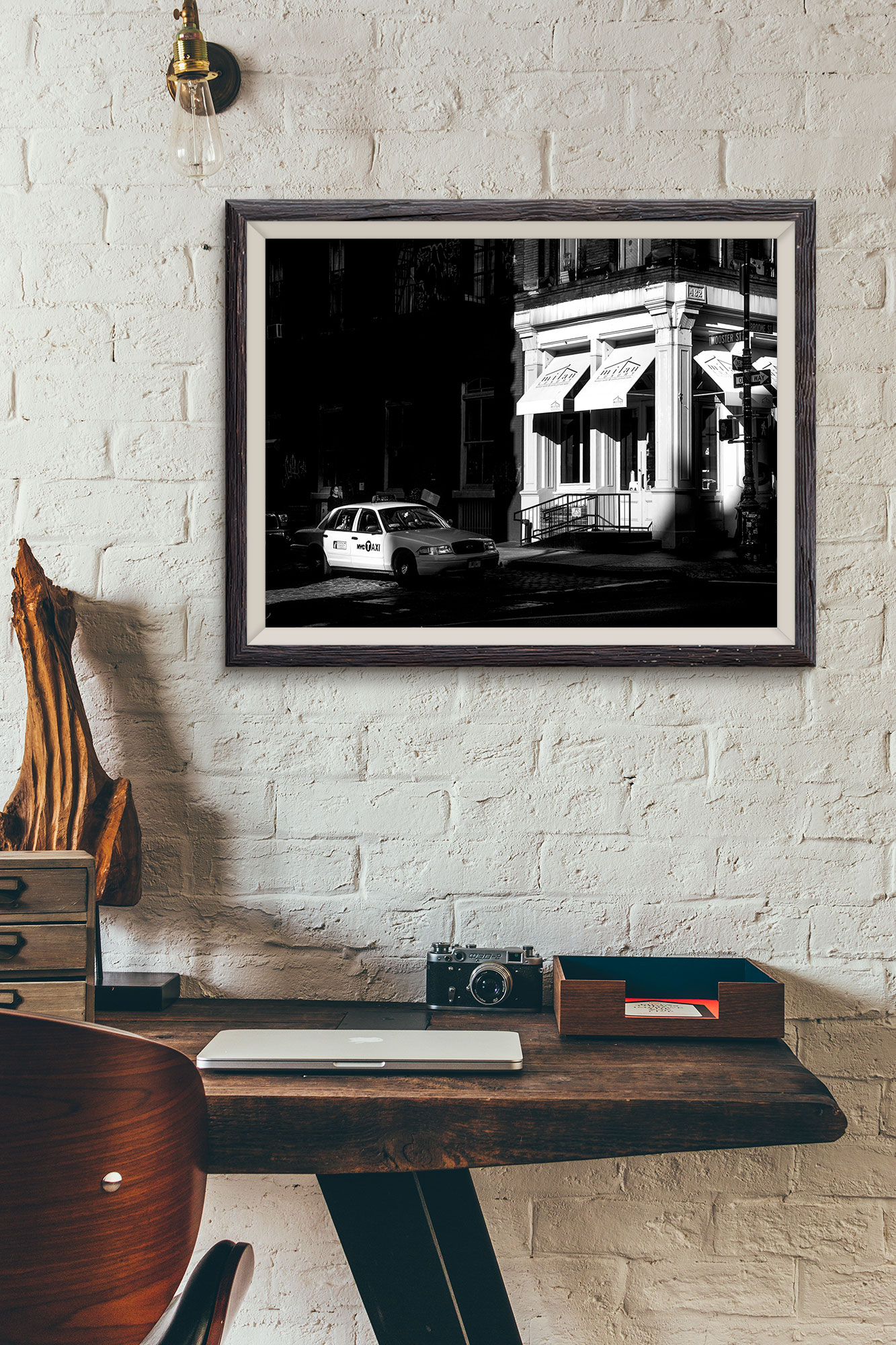 Tirage Photo Noir et Blanc New-York Soho