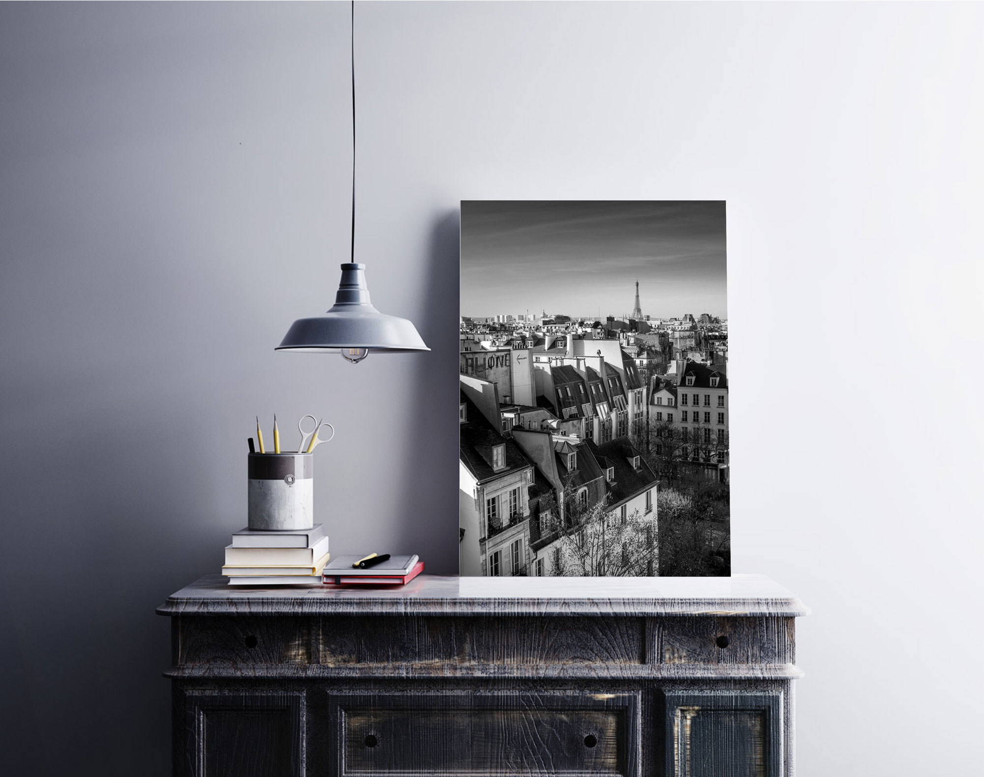 Photo de Paris Les Toits et la Tour Eiffel