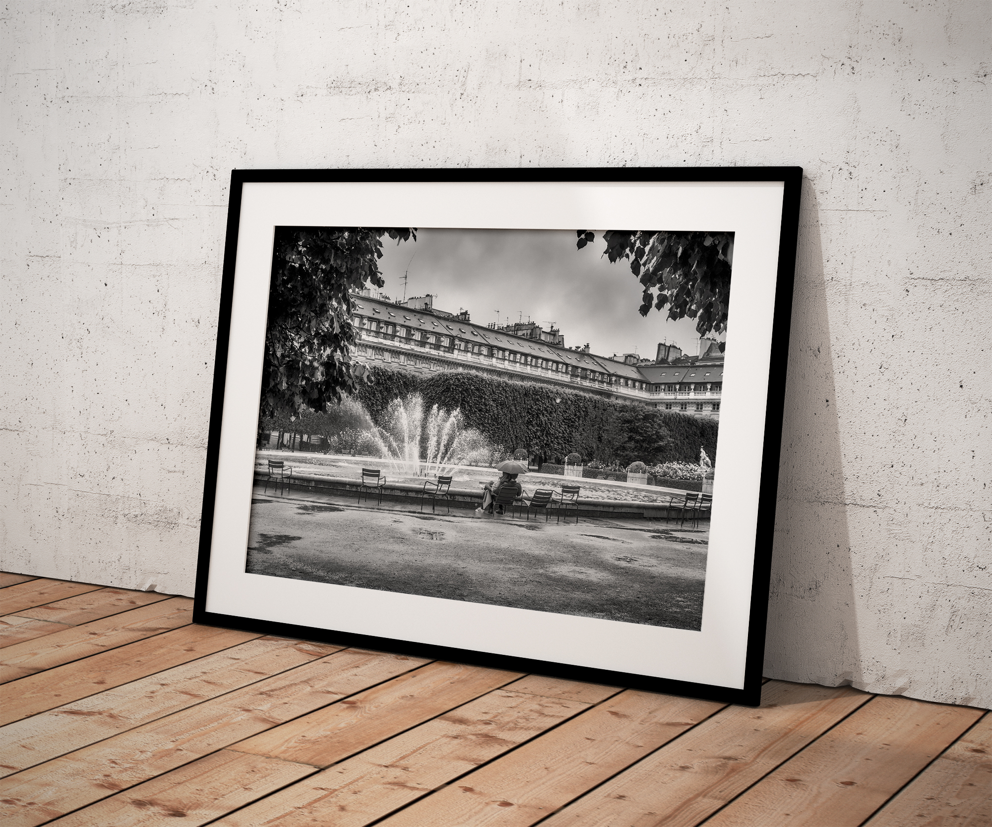 Tirage Photo Paris Jardin du Palais Royal Fontaine Amoureux