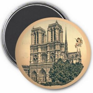 magnet vintage Paris Notre-Dame