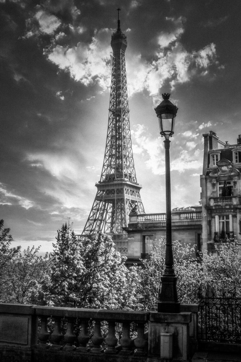 Tirage Photo Tour Eiffel Paris Noir et Blanc