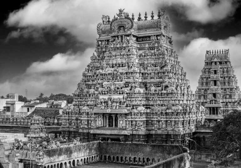 Tamil Nadu Temple Gopuram Srirangam