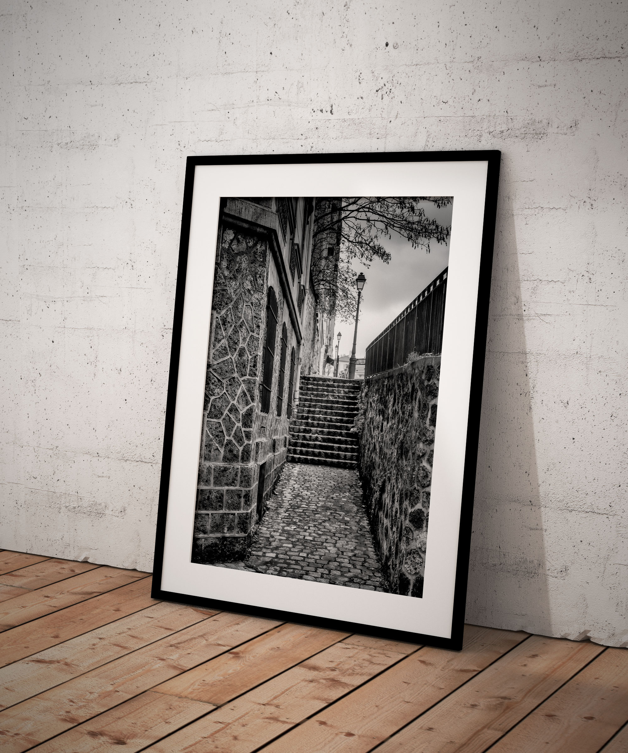 Photo Vieux Paris Montmartre Escaliers