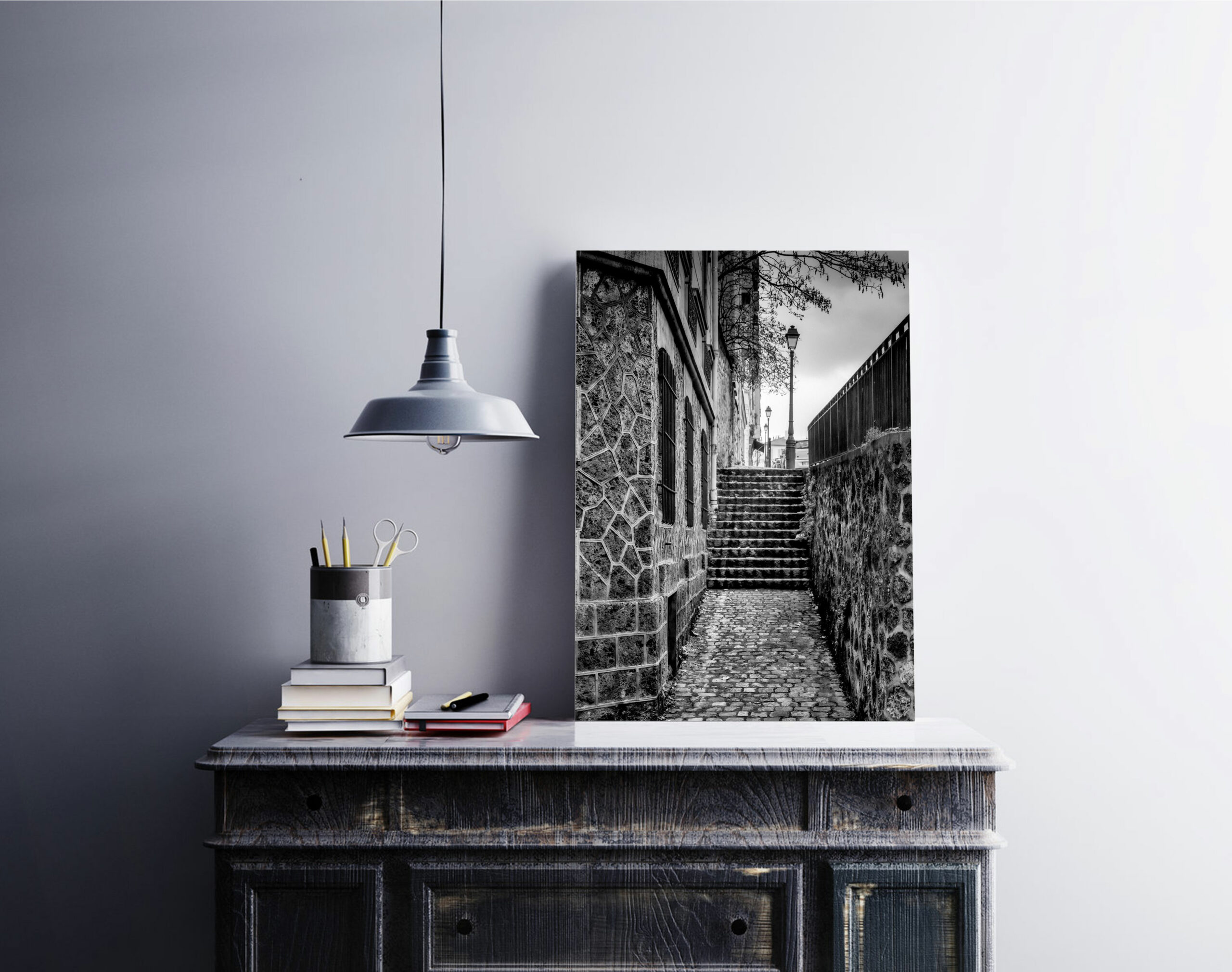 Photo Vieux Paris Montmartre Escaliers