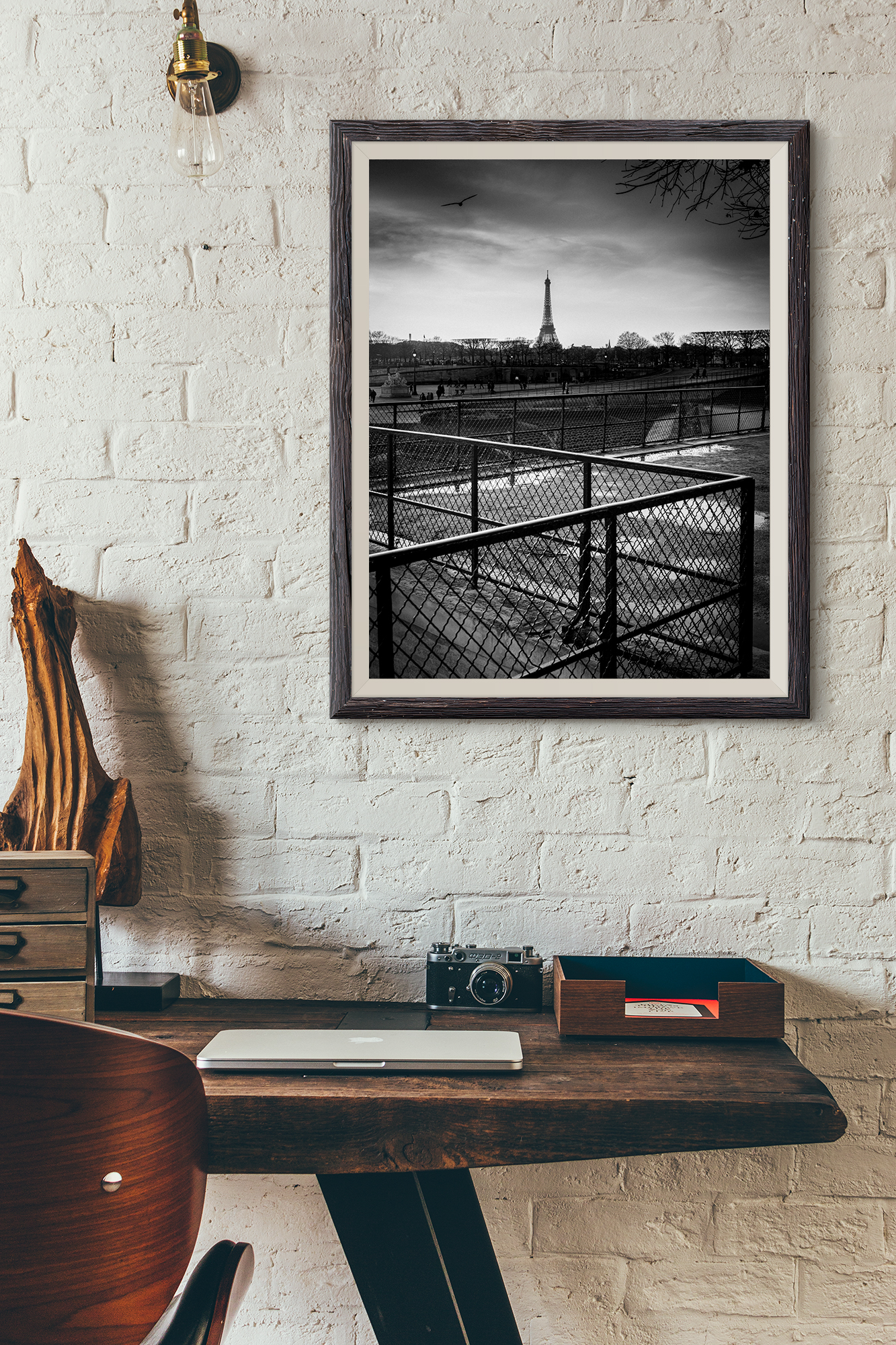 Tirage Photo Paris Tour Eiffel Jardin des Tuileries