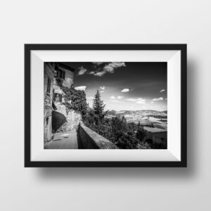 Photo Noir et Blanc Toscane