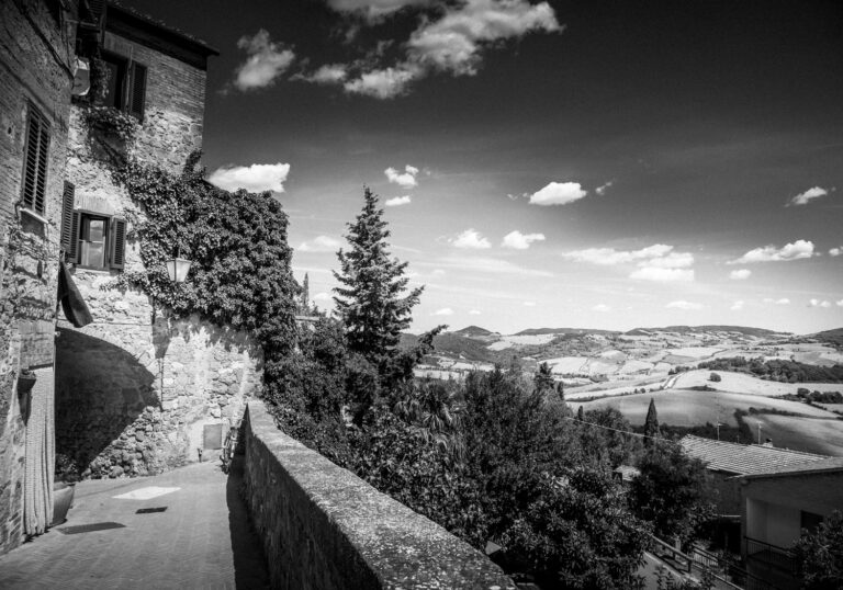 Photo Noir et Blanc Toscane