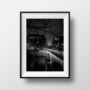 Paris La Nuit Ile Saint Louis Panthéon