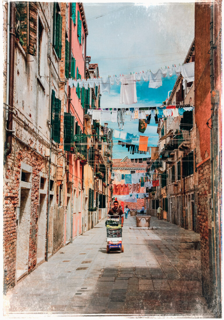 Photo Couleur Venise Scène de rue