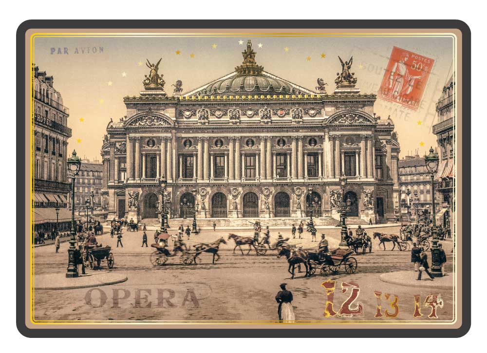 Carte Postale Paris Souvenir - Paris Opéra Garnier CPD O40