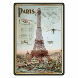 Carte Postale Paris Souvenir - Paris Tour Eiffel 1900 CPD O97