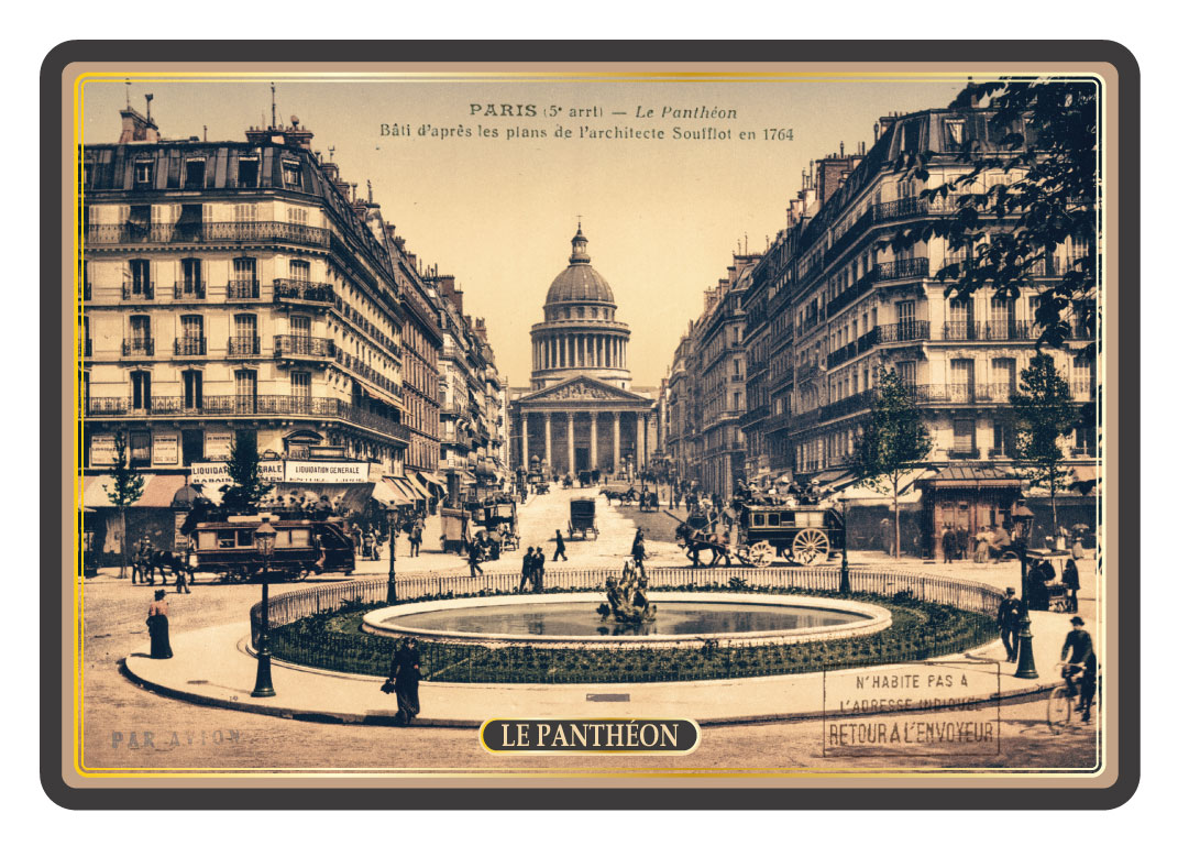 Carte Postale Paris Souvenir - Paris Le Panthéon CPD O44