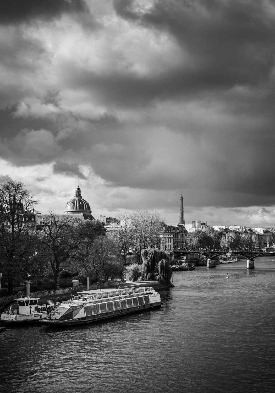 Photo Paris La Tour Eiffel La Seine Pont des Arts