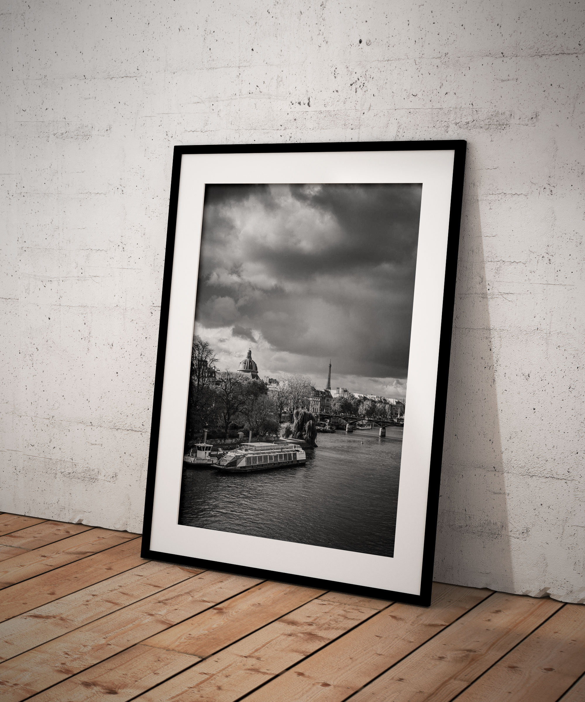 Photo Paris La Tour Eiffel La Seine Pont des Arts