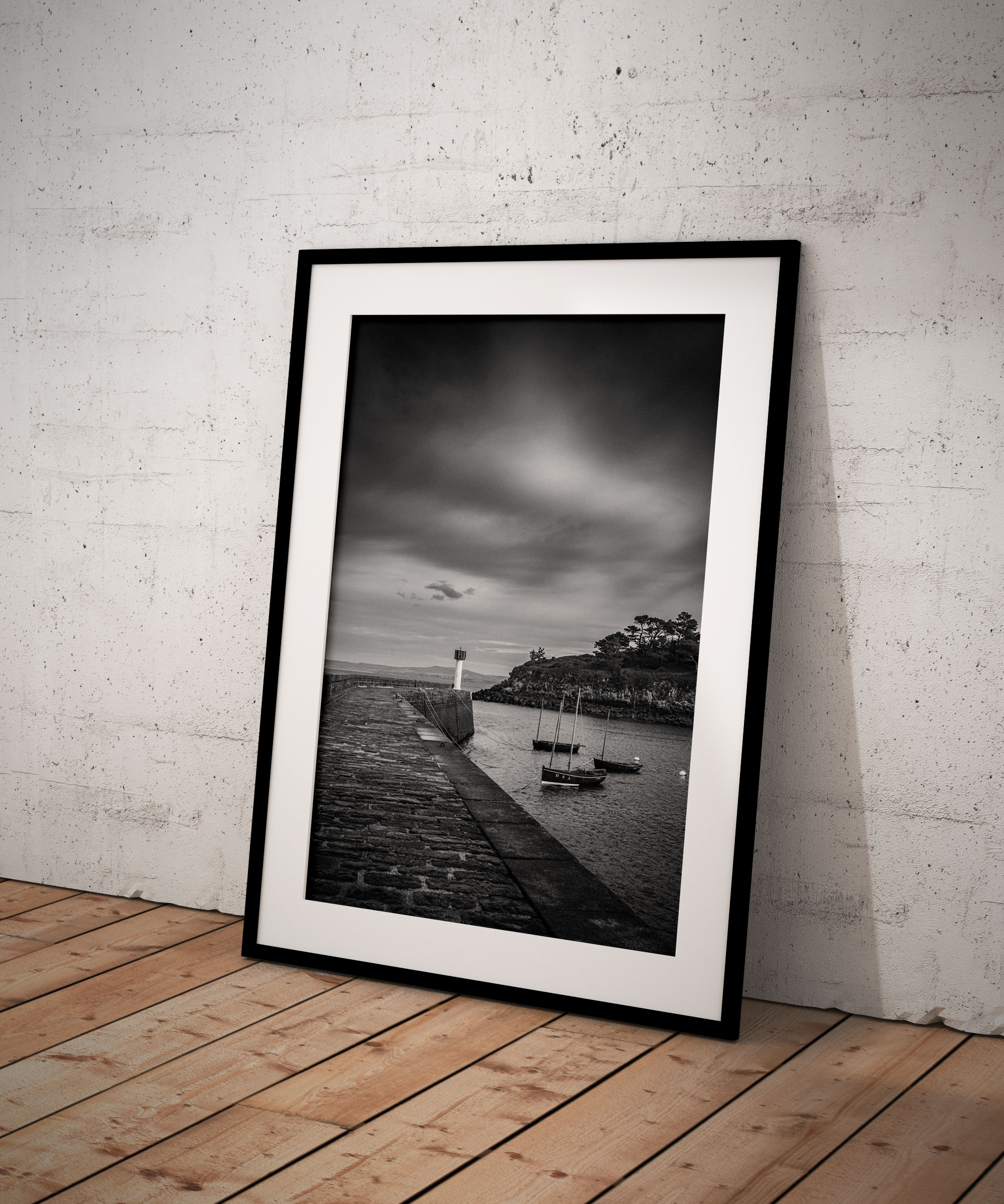 Bretagne Douarnenez Tréboul Digue du birou