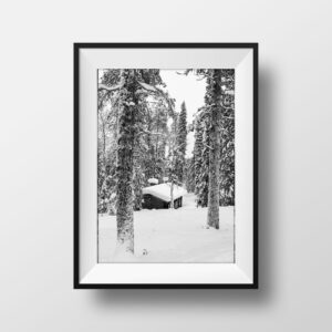 Tirage Photo Laponie – Finlande Paysage Neige