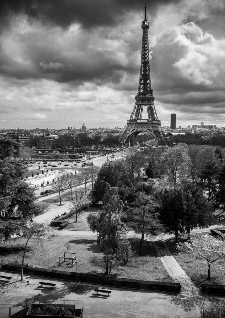 Photo Paris La Tour Eiffel – Le Jardin du Trocadéro