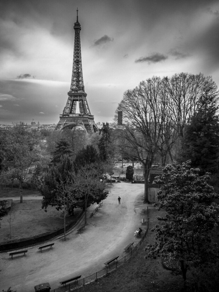 Photo Paris La Tour Eiffel – Le Jardin du Trocadéro