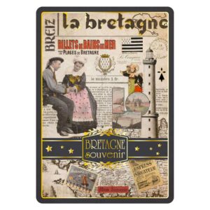 Cartes Postales Bretagne Souvenir - Collage souvenir CBD 006