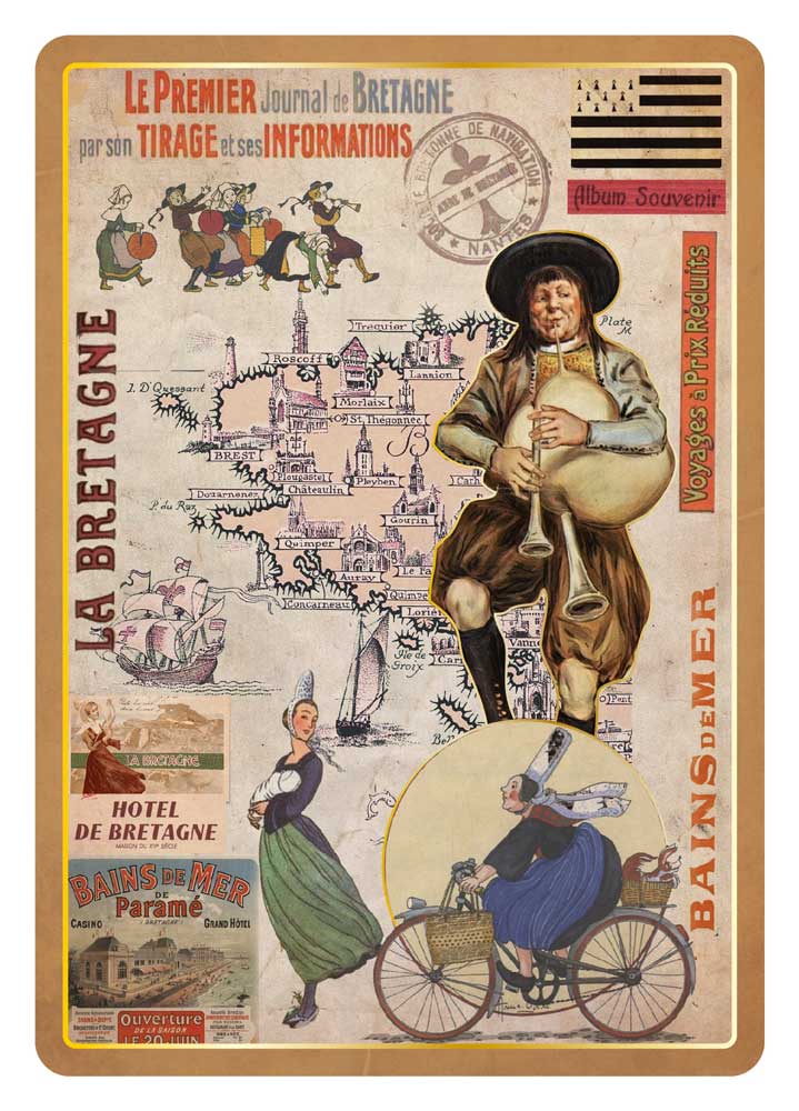 Cartes Postales Bretagne Souvenir - Bretagne Album Souvenir CBD 009