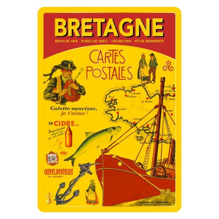 Carte Postale Découverte de la Bretagne - Édition Authentique