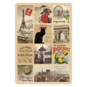 Carte Postale Paris Souvenir - Multivues Paris Chat Noir CPD 057