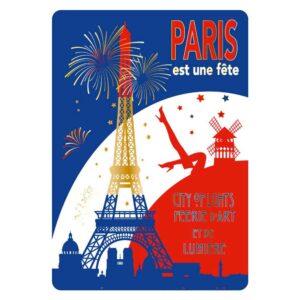 Carte Postale Paris Souvenir - Paris est une Fête CPD 062