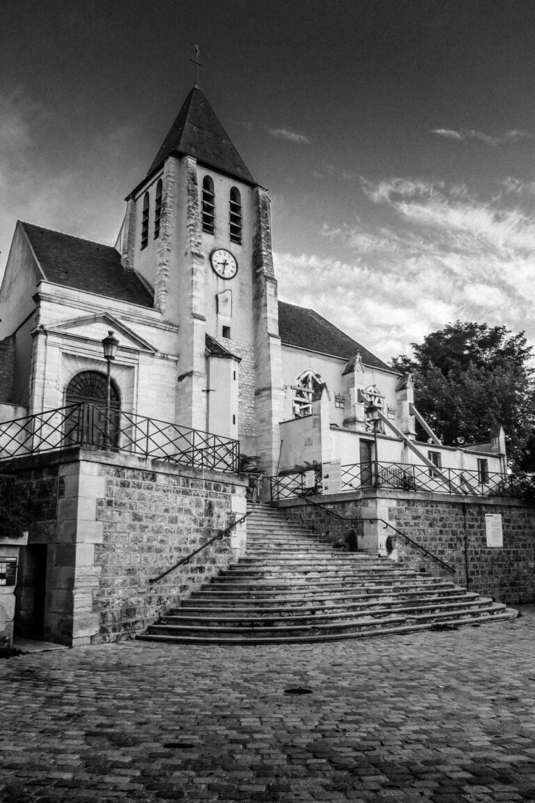 Tirage Photo de Paris - Eglise Saint-Germain de Charonne Photographie en Noir et Blanc