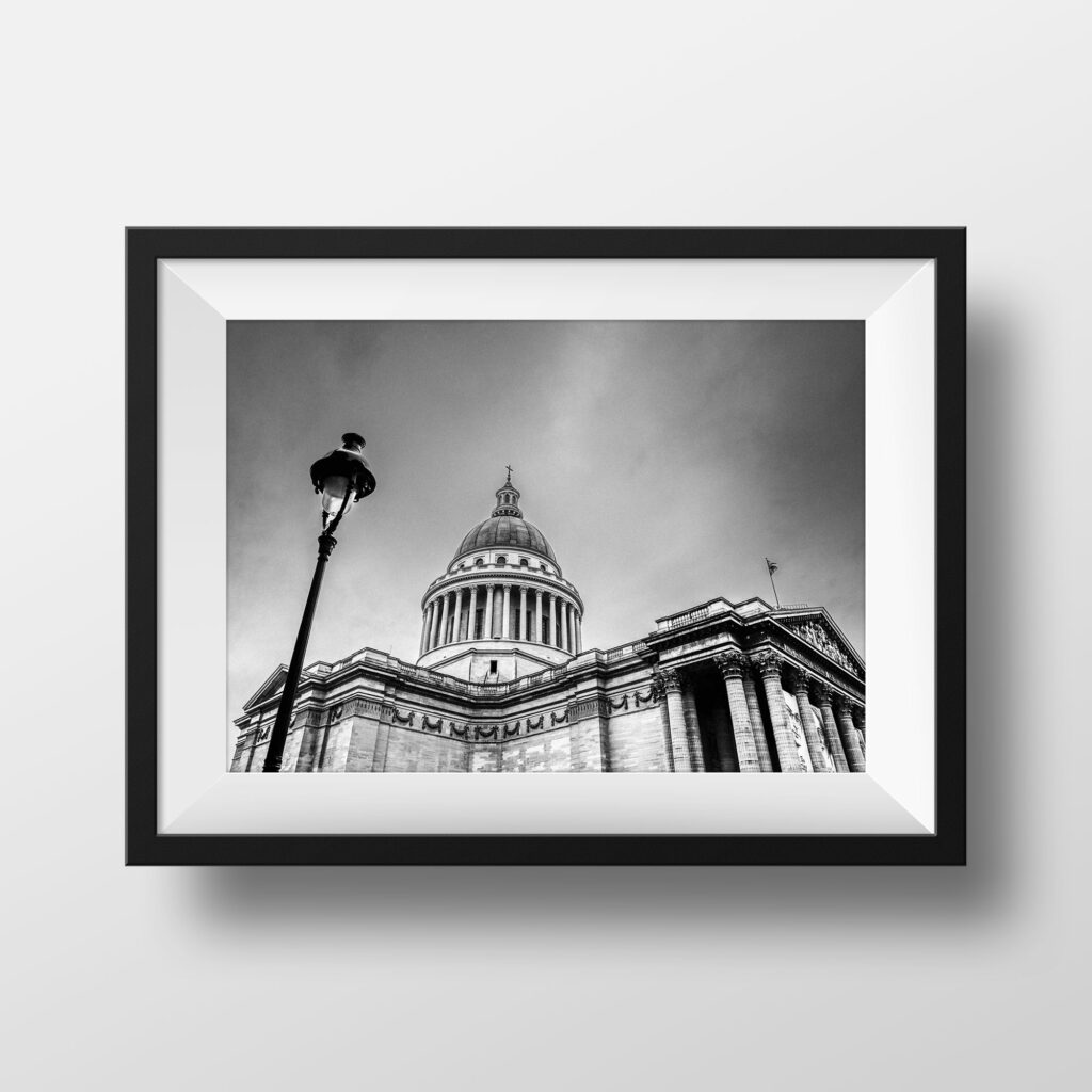 Tirage Photo Paris - Panthéon Image en Noir et Blanc