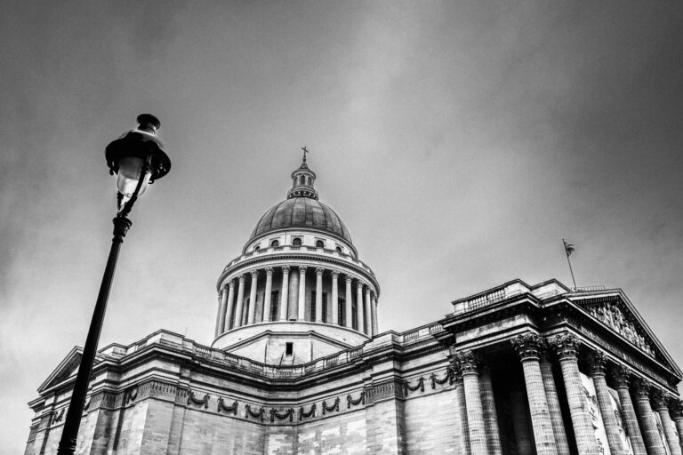 Tirage Photo Paris - Panthéon Image en Noir et Blanc
