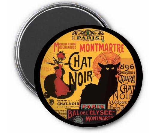 Magnet Paris Montmartre – Le Chat Noir vintage