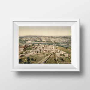 Photo ancienne Jérusalem - Vue Panoramique