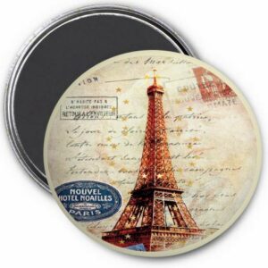 Magnet Paris vintage – Tour Eiffel élégante