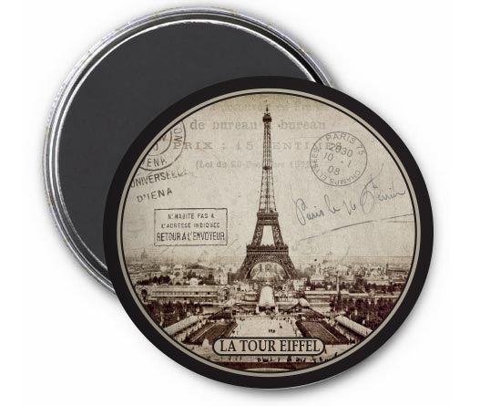 Magnet Paris vintage – La Tour Eiffel • Exposition universelle