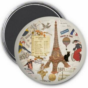 Magnet Paris vintage – Tour Eiffel • Exposition universelle 1889