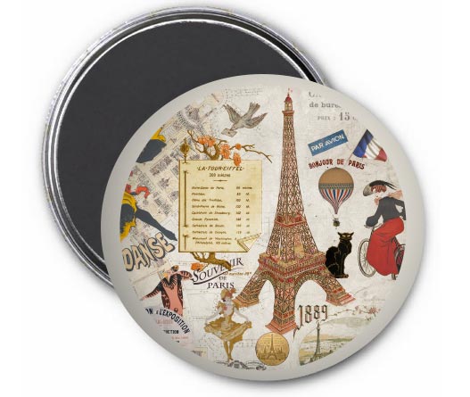 Magnet Paris vintage – Tour Eiffel • Exposition universelle 1889