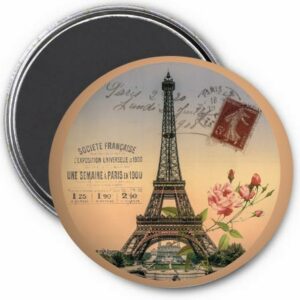 Magnet Paris vintage – Tour Eiffel • Exposition universelle 1900