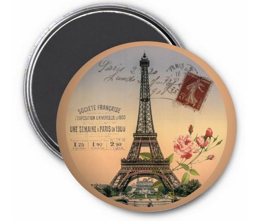 Magnet Paris vintage – Tour Eiffel • Exposition universelle 1900