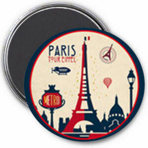 Magnet Paris graphique – Tour Eiffel stylisée