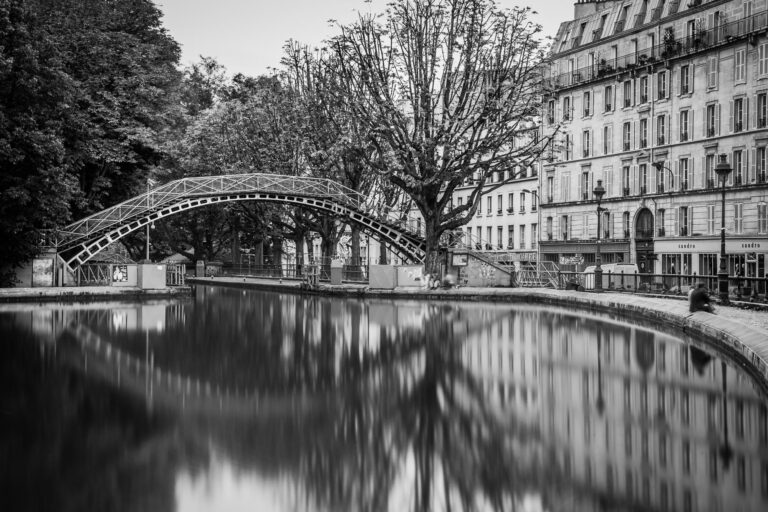 Tirage Photo Paris Le Canal Saint Martin