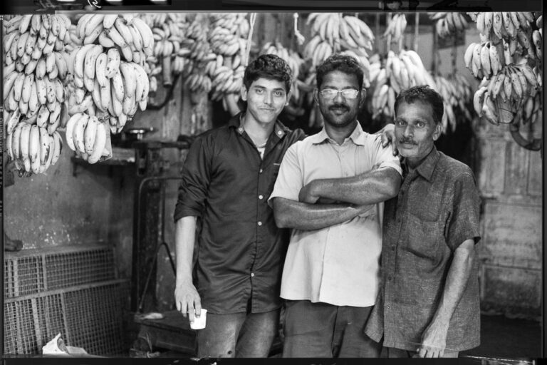 Cochin Inde Portraits marché