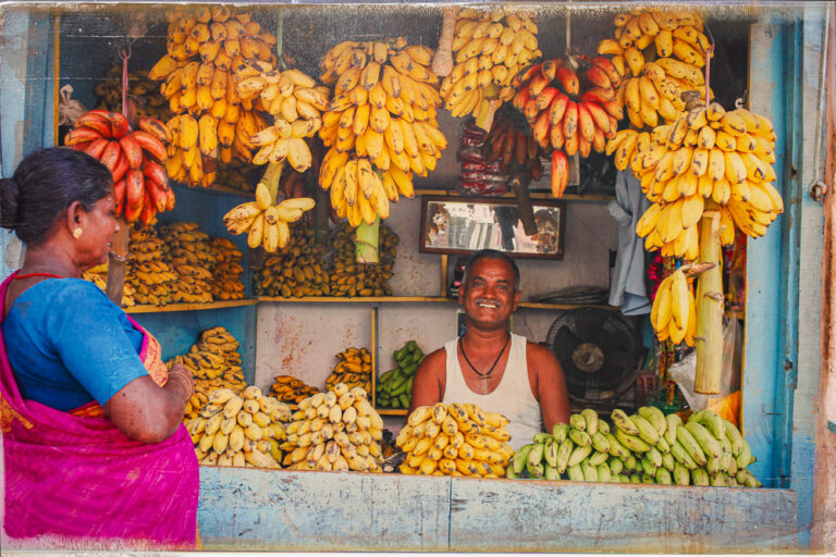 Inde Banana seller