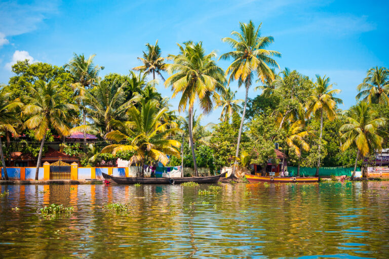 Kerala Inde Back Waters Maison au bord de l'eau
