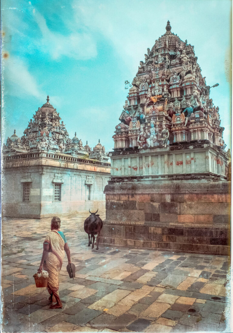 Tirage Photo Couleur – Chidambaran Nataraja Temple Couleur Inde