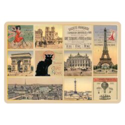 Carte Postale Paris Souvenir Multivues Chat Noir