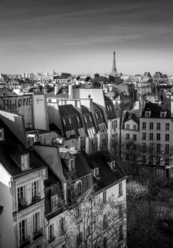 Photo de Paris Les Toits et la Tour Eiffel Photo de Paris Les Toits et la Tour Eiffel