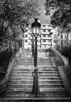 Escaliers Réverbères Vieux Paris Escaliers Réverbères Vieux Paris